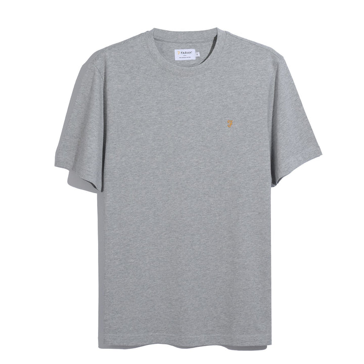 FARAH DANNY REG SS TEE - GREY MARL