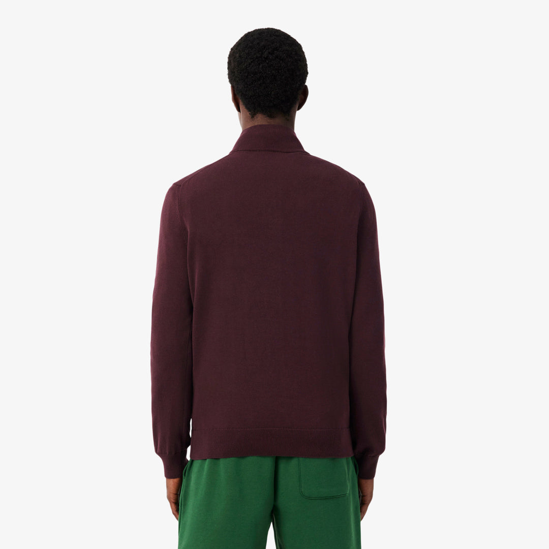 LACOSTE 1/2 ZIP KNIT - OXALIS