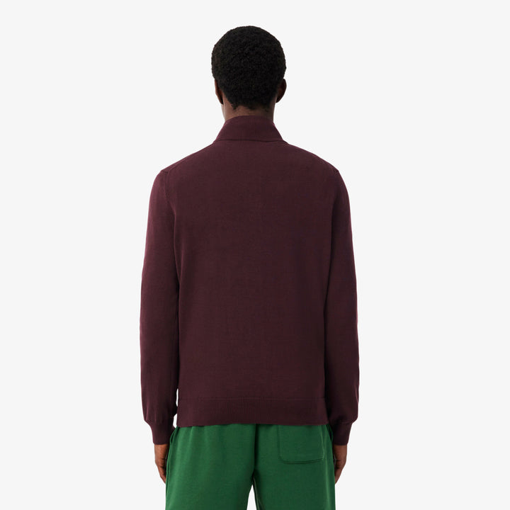 LACOSTE 1/2 ZIP KNIT - OXALIS
