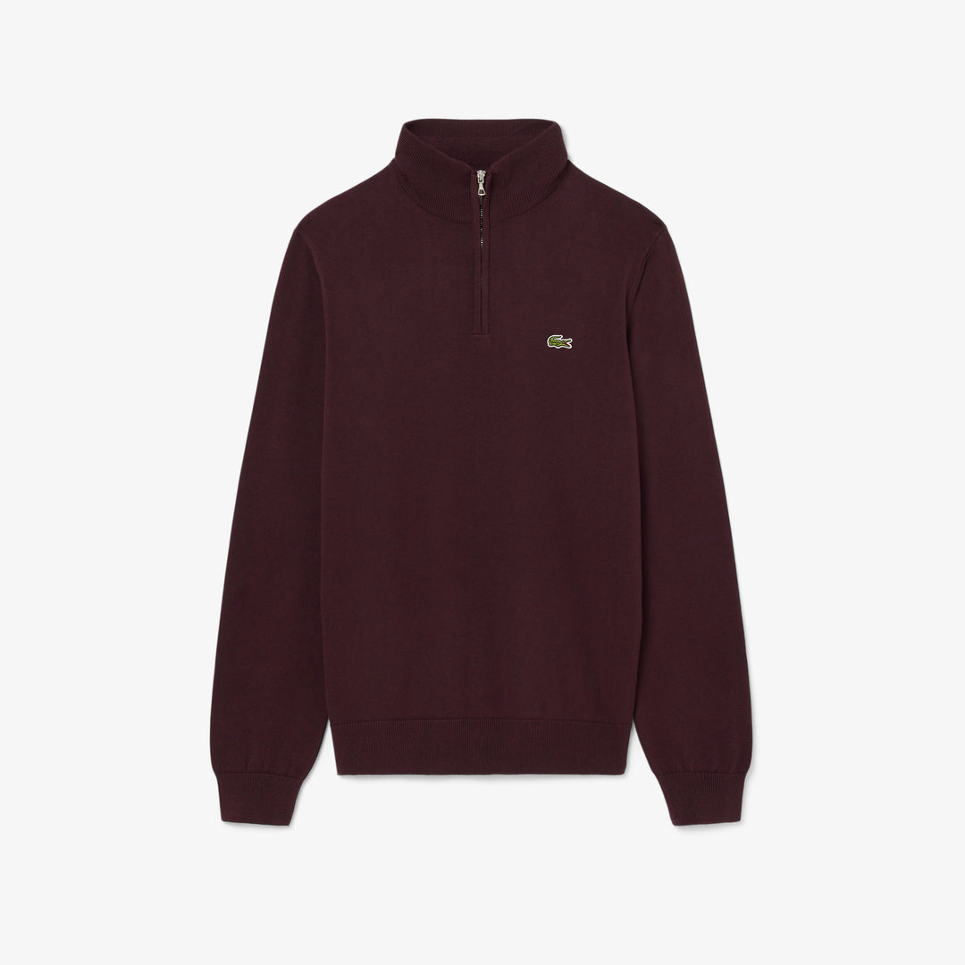 LACOSTE 1/2 ZIP KNIT - OXALIS