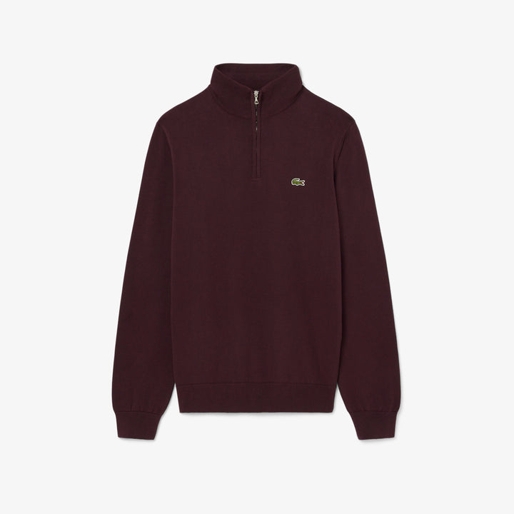 LACOSTE 1/2 ZIP KNIT - OXALIS