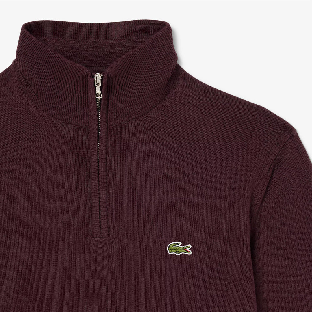 LACOSTE 1/2 ZIP KNIT - OXALIS