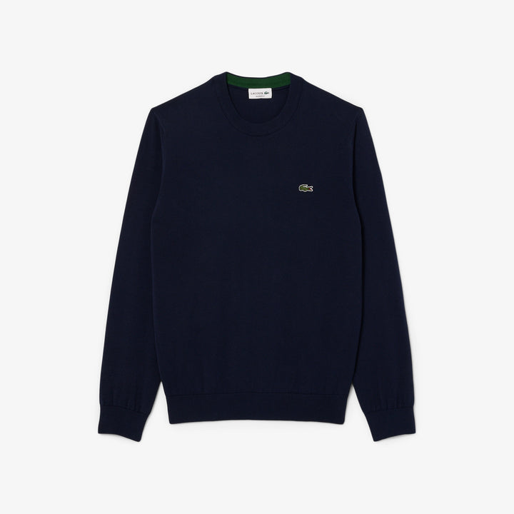 LACOSTE CREWNECK KNIT - NAVY BLUE