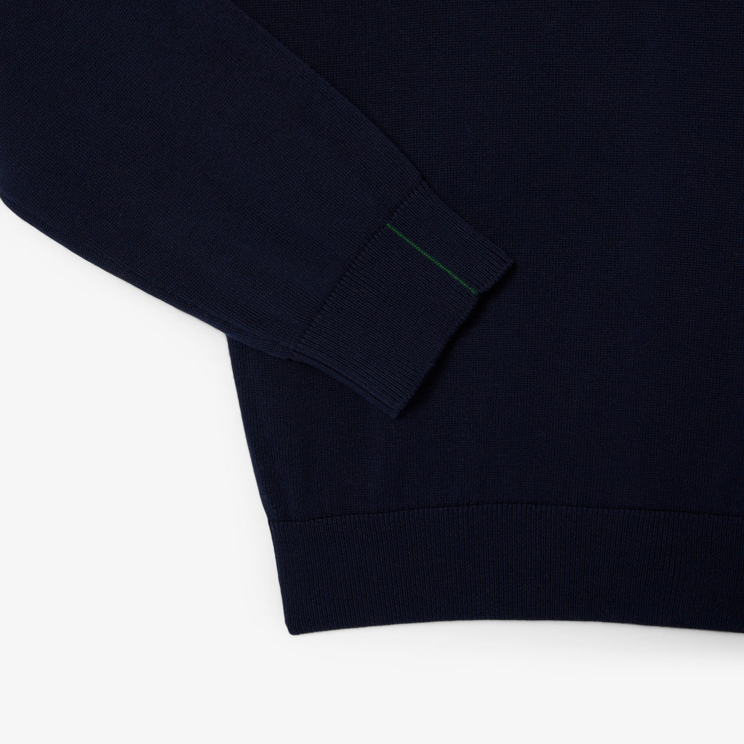 LACOSTE CREWNECK KNIT - NAVY BLUE