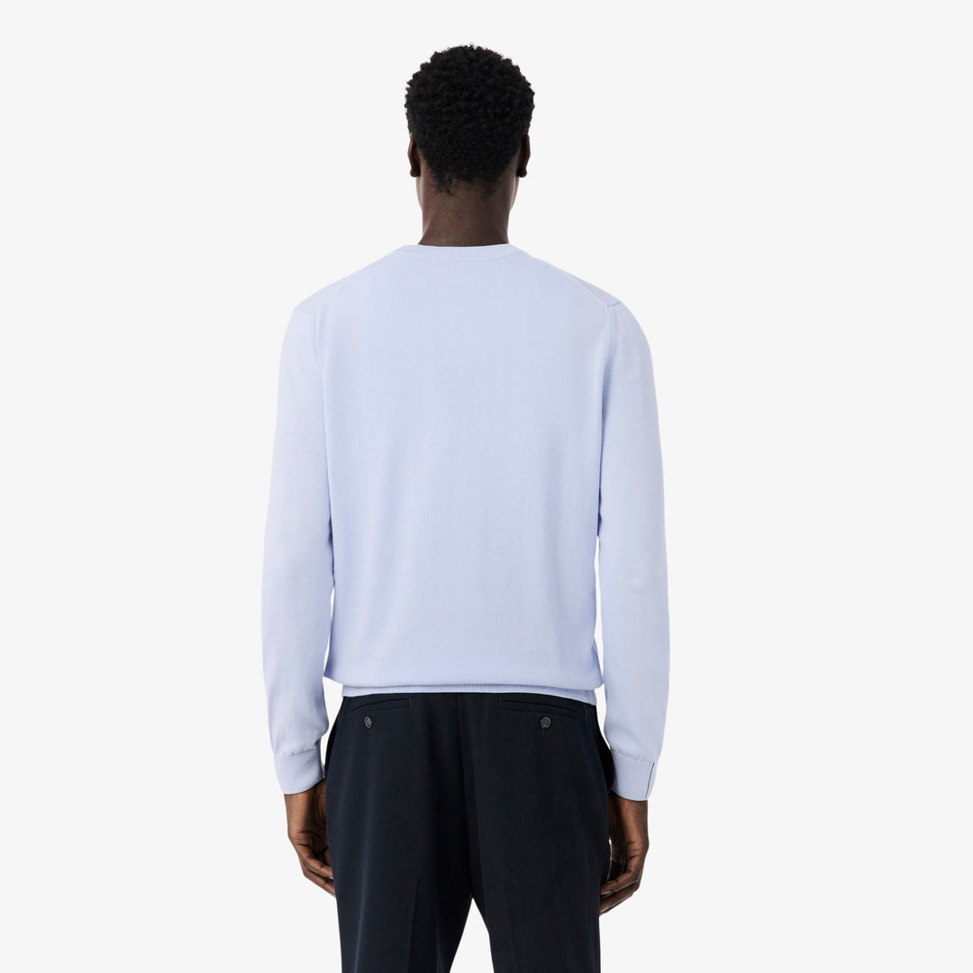 LACOSTE CREWNECK KNIT - LIGHT BLUE