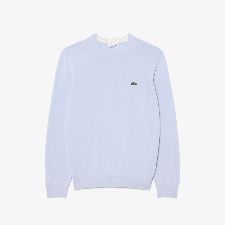LACOSTE CREWNECK KNIT - LIGHT BLUE