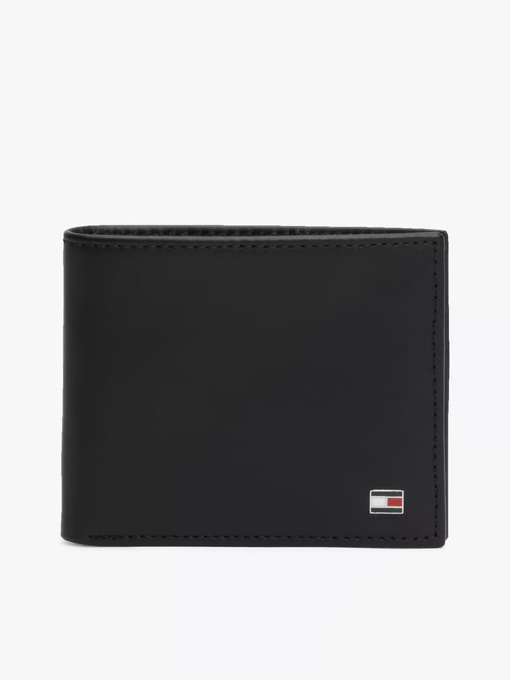TOMMY HILFIGER ETON MINI CC WALLET - BLACK
