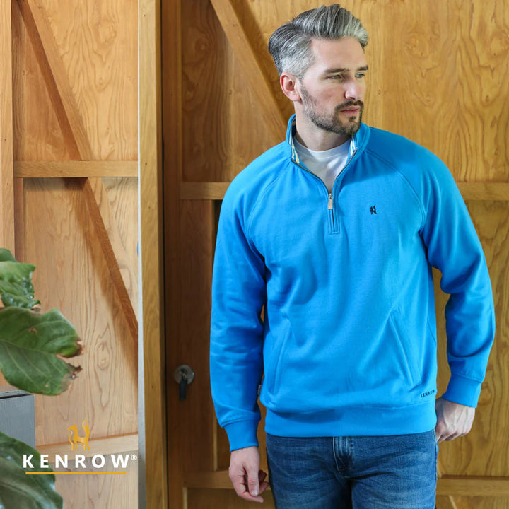 KENROW AVERY 1/2 ZIP - BLUE