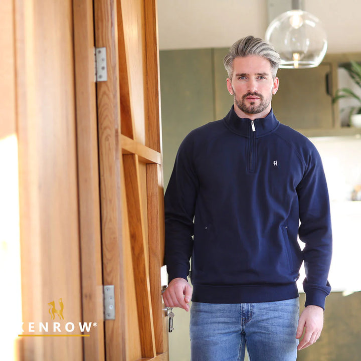 KENROW AVERY 1/2 ZIP - NAVY