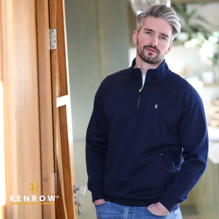 KENROW AVERY 1/2 ZIP - NAVY