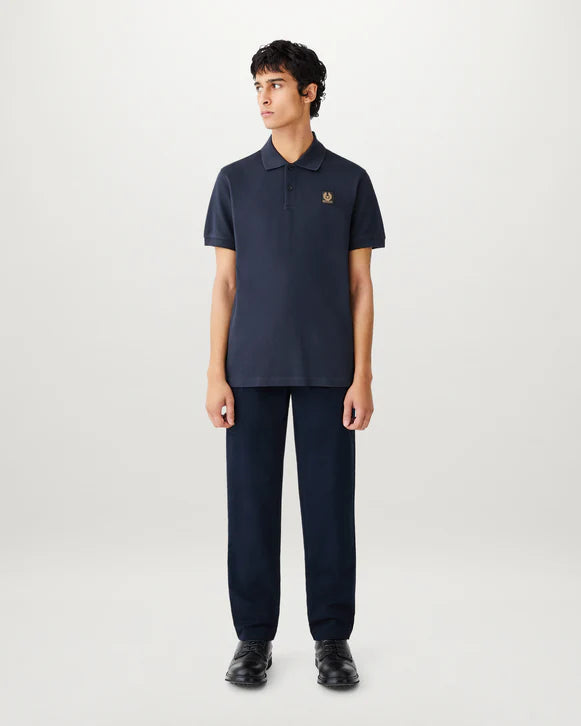BELSTAFF POLO - DARK INK