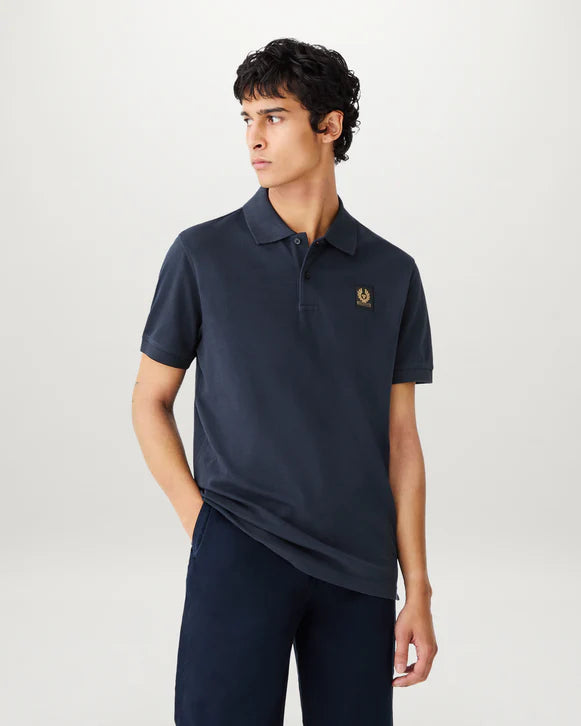 BELSTAFF POLO - DARK INK