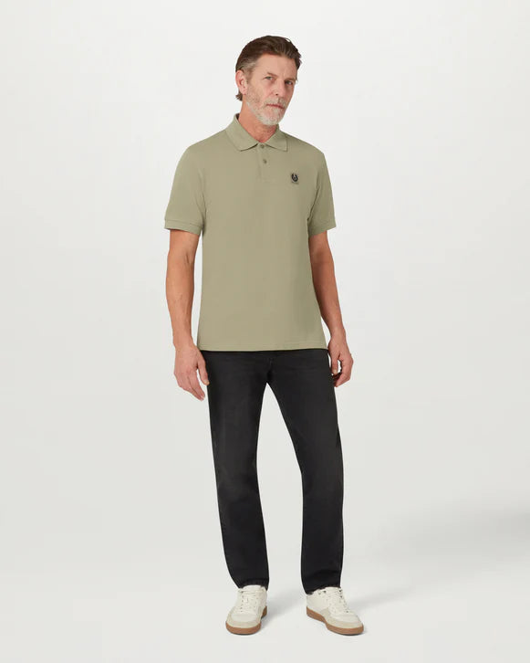 BELSTAFF POLO - FATIGUE GREEN