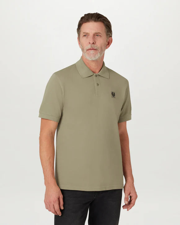 BELSTAFF POLO - FATIGUE GREEN