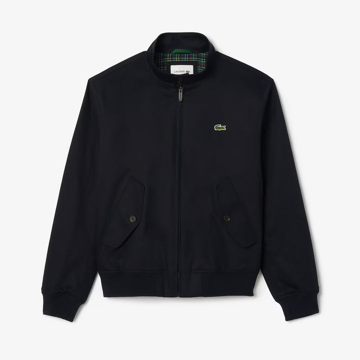 LACOSTE WATERPROOF TWILL HARRINGTON JACKET