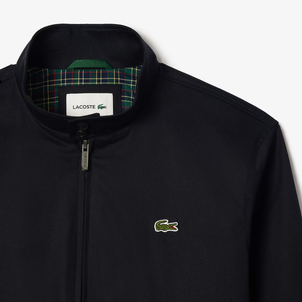 LACOSTE WATERPROOF TWILL HARRINGTON JACKET