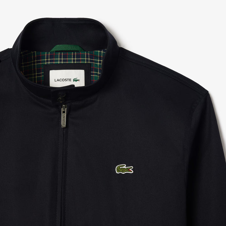 LACOSTE WATERPROOF TWILL HARRINGTON JACKET