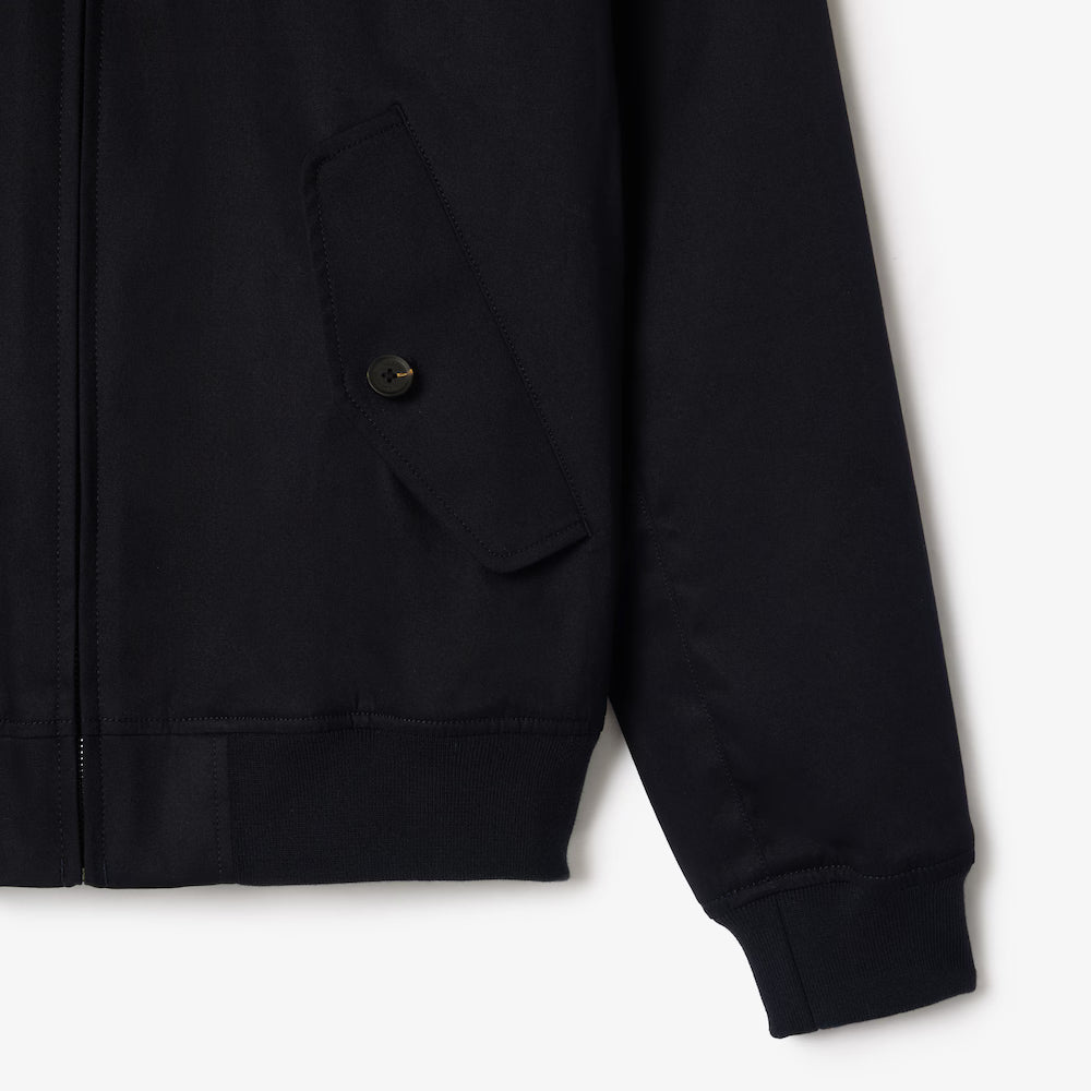 LACOSTE WATERPROOF TWILL HARRINGTON JACKET