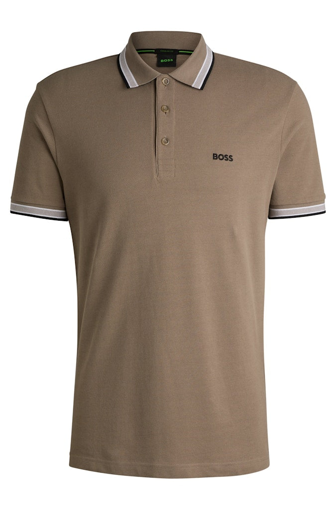 BOSS PADDY POLO - 336 LIGHT/PASTEL GREEN