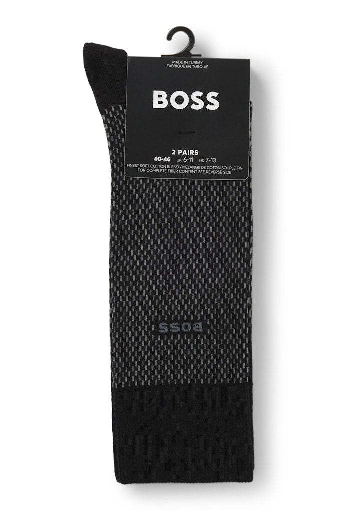 BOSS 2P RS MINIPATTERN CC - 001 BLACK