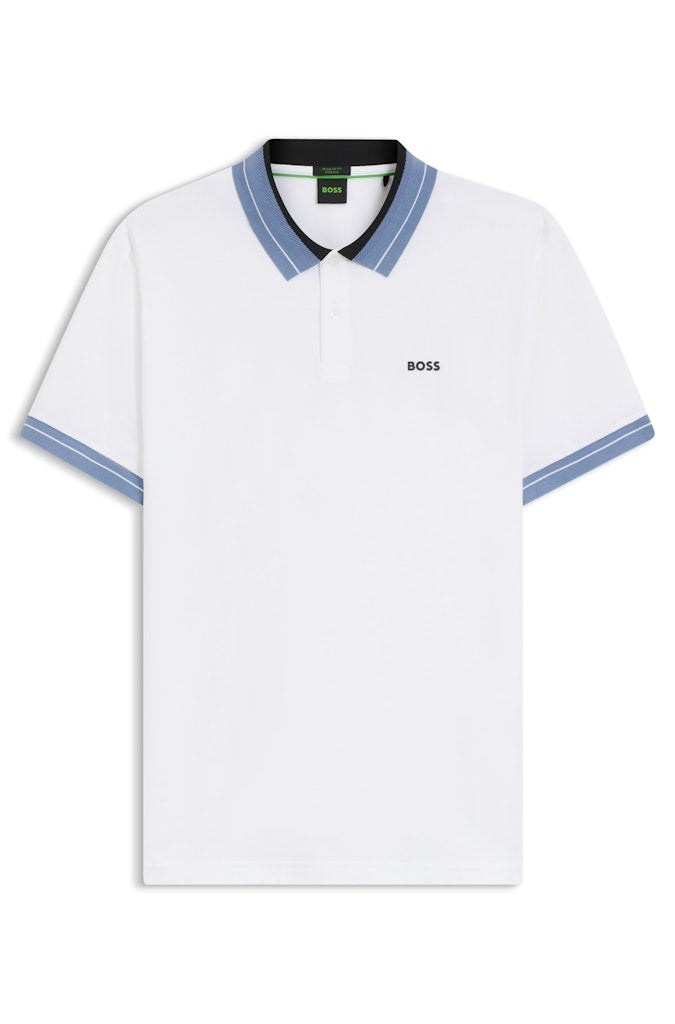 BOSS PL_MEMBER POLO - 100 WHITE