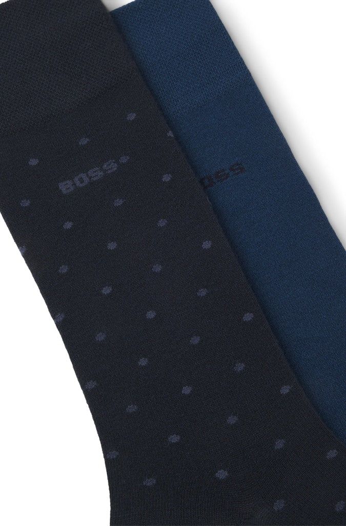 BOSS 2PRS MINIDOT VIBAMBOO - 401 NAVY