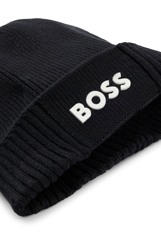 BOSS ASIC_BEANIE-X - 001 BLACK
