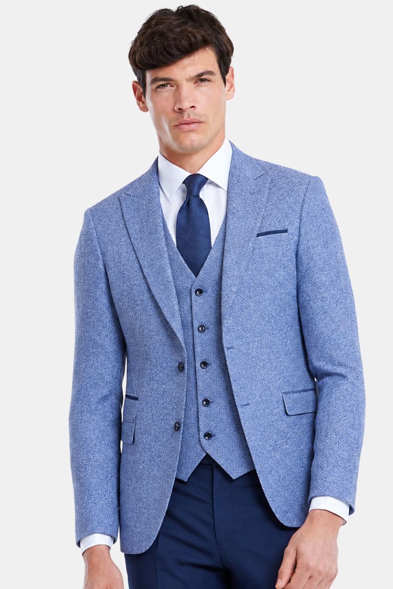 BENETTI SIMON BLUE TAPERED JACKET