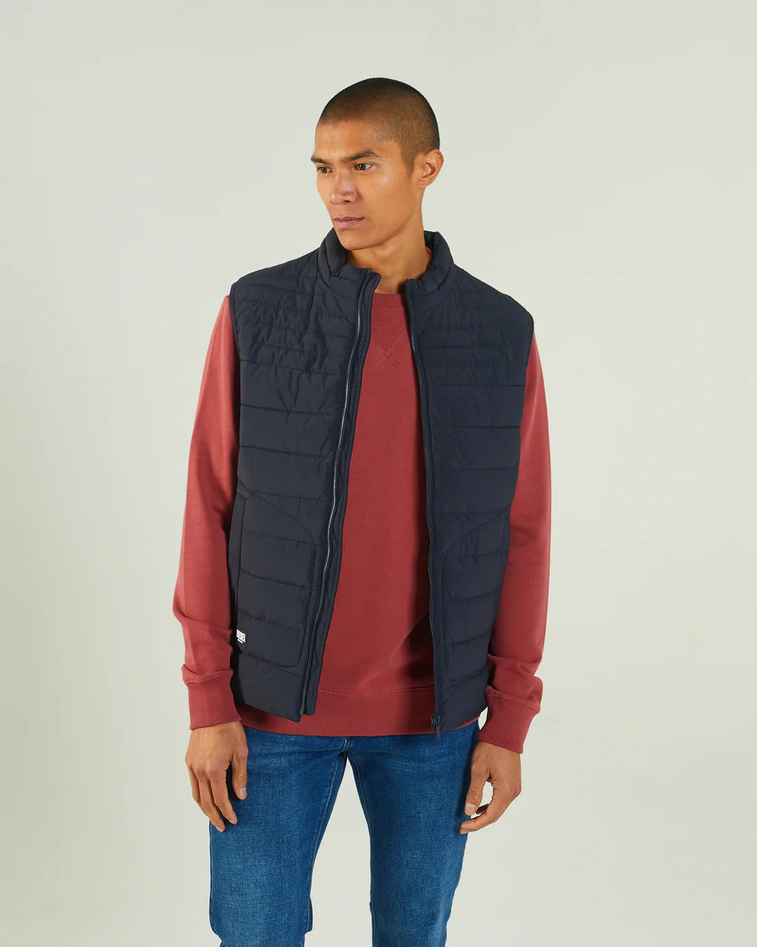 DIESEL BASTIEN GILET - NAVY