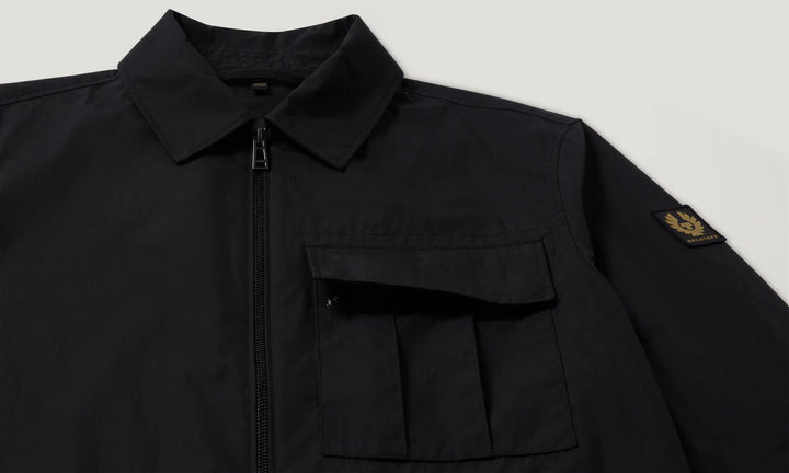 BELSTAFF CARGO OVERSHIRT - BLACK