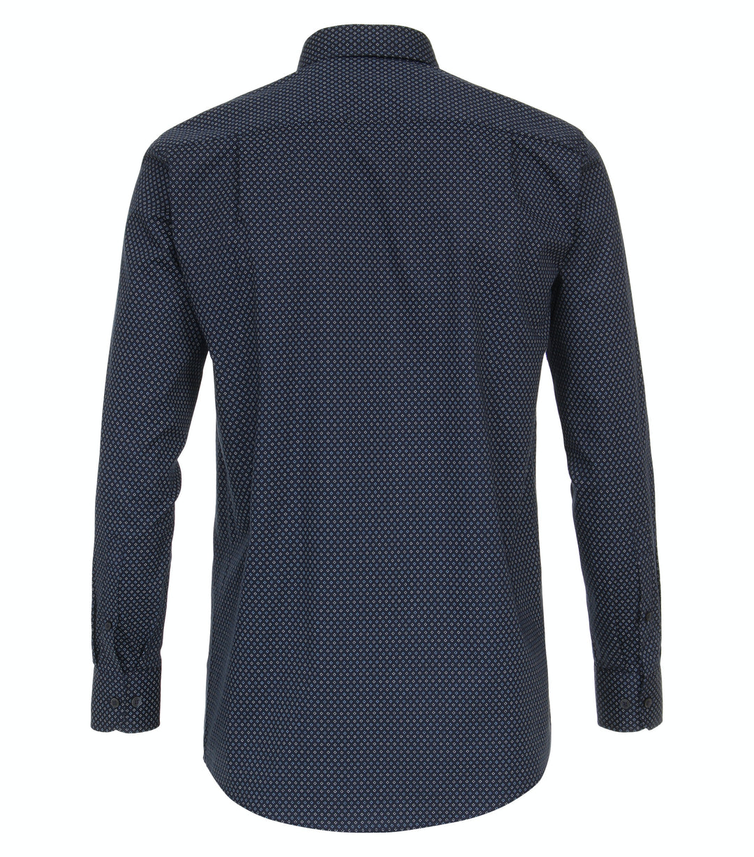 CASA MODA L/S PRINT SHIRT + - 100 BLUE