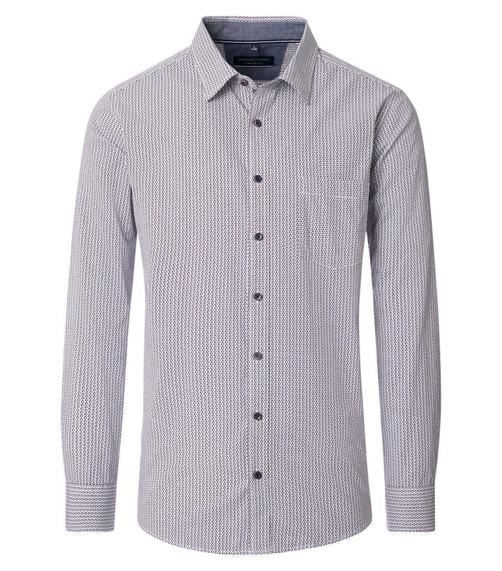 CASA MODA 454512700 SHIRT - 400 GARNET