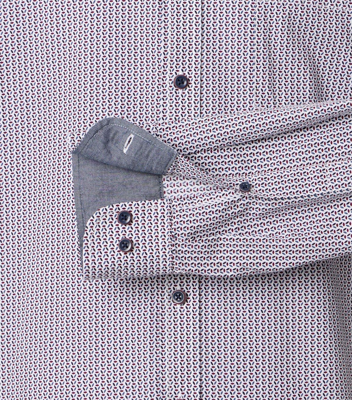 CASA MODA 454512700 SHIRT - 400 GARNET