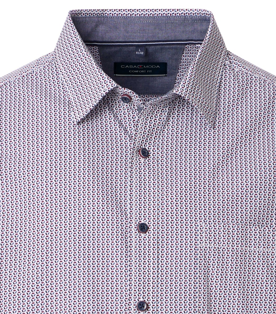 CASA MODA 454512700 SHIRT - 400 GARNET