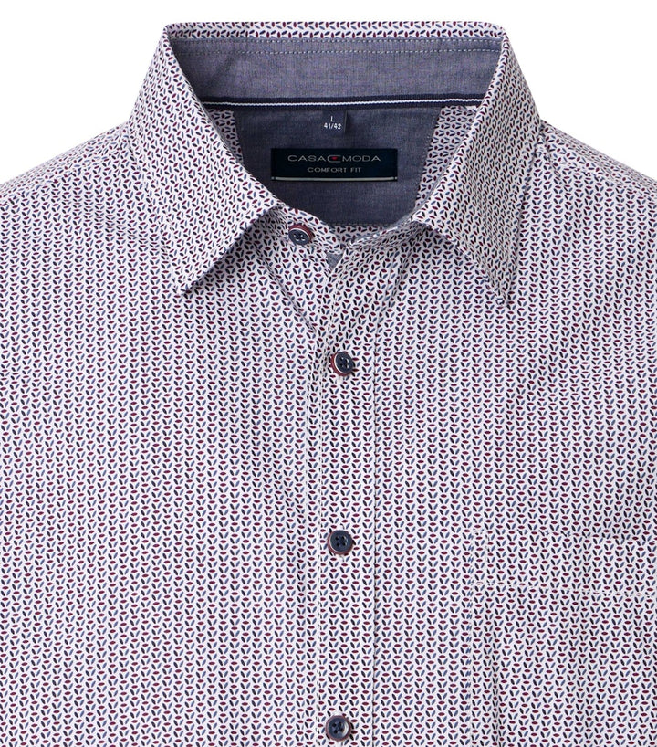 CASA MODA 454512700 SHIRT - 400 GARNET