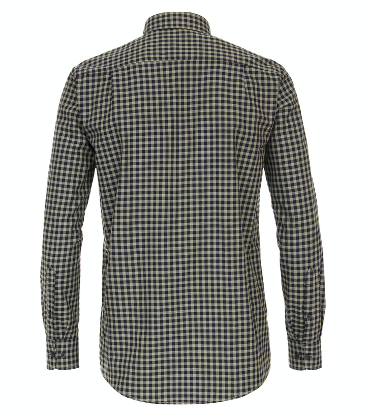 CASA MODA L/S CHECK SHIRT + - 300 GREEN
