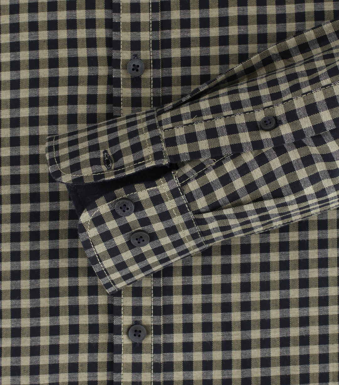 CASA MODA L/S CHECK SHIRT + - 300 GREEN