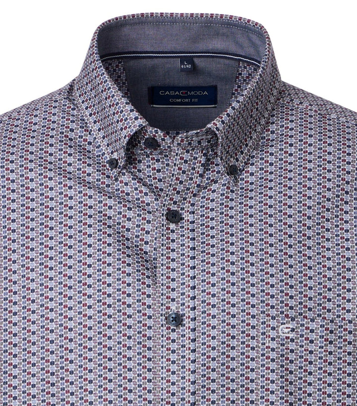 CASA MODA 454515600 SHIRT - 400 GARNET