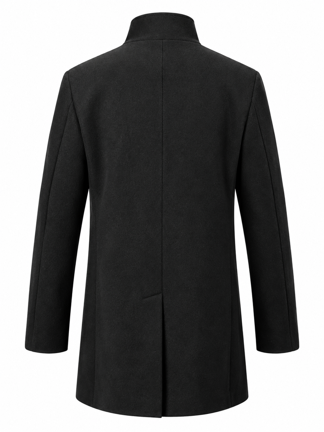 BOWE TAILORING SAMUELS WOOL COAT - BLACK