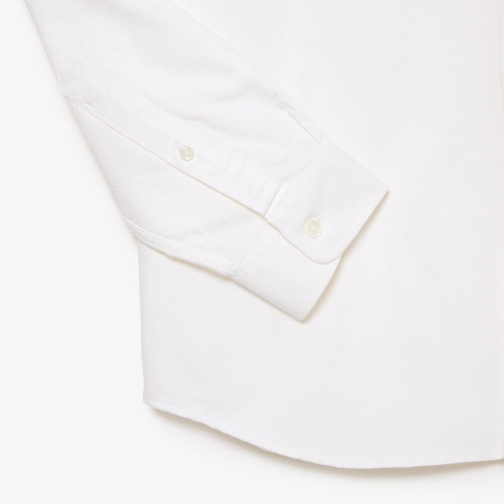LACOSTE REGULAR FIT OXFORD - WHITE
