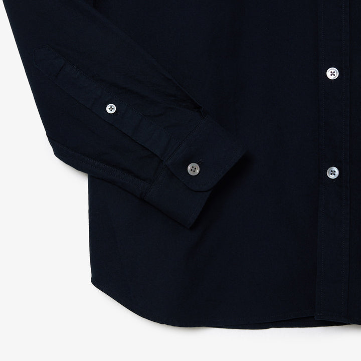 LACOSTE REG LS OXFORD - NAVY BLUE