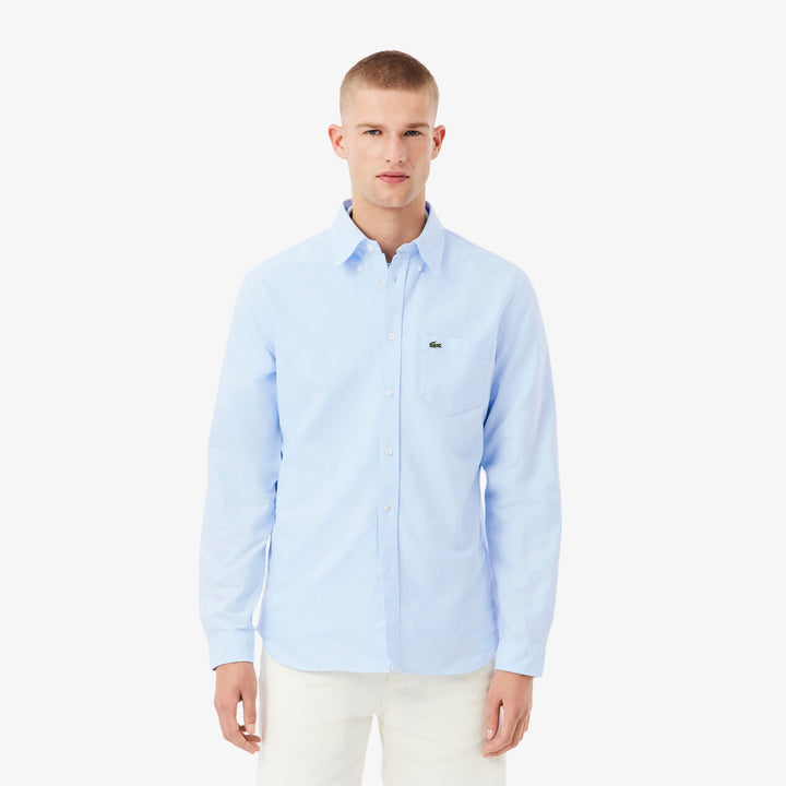 LACOSTE REG LS OXFORD - LIGHT BLUE
