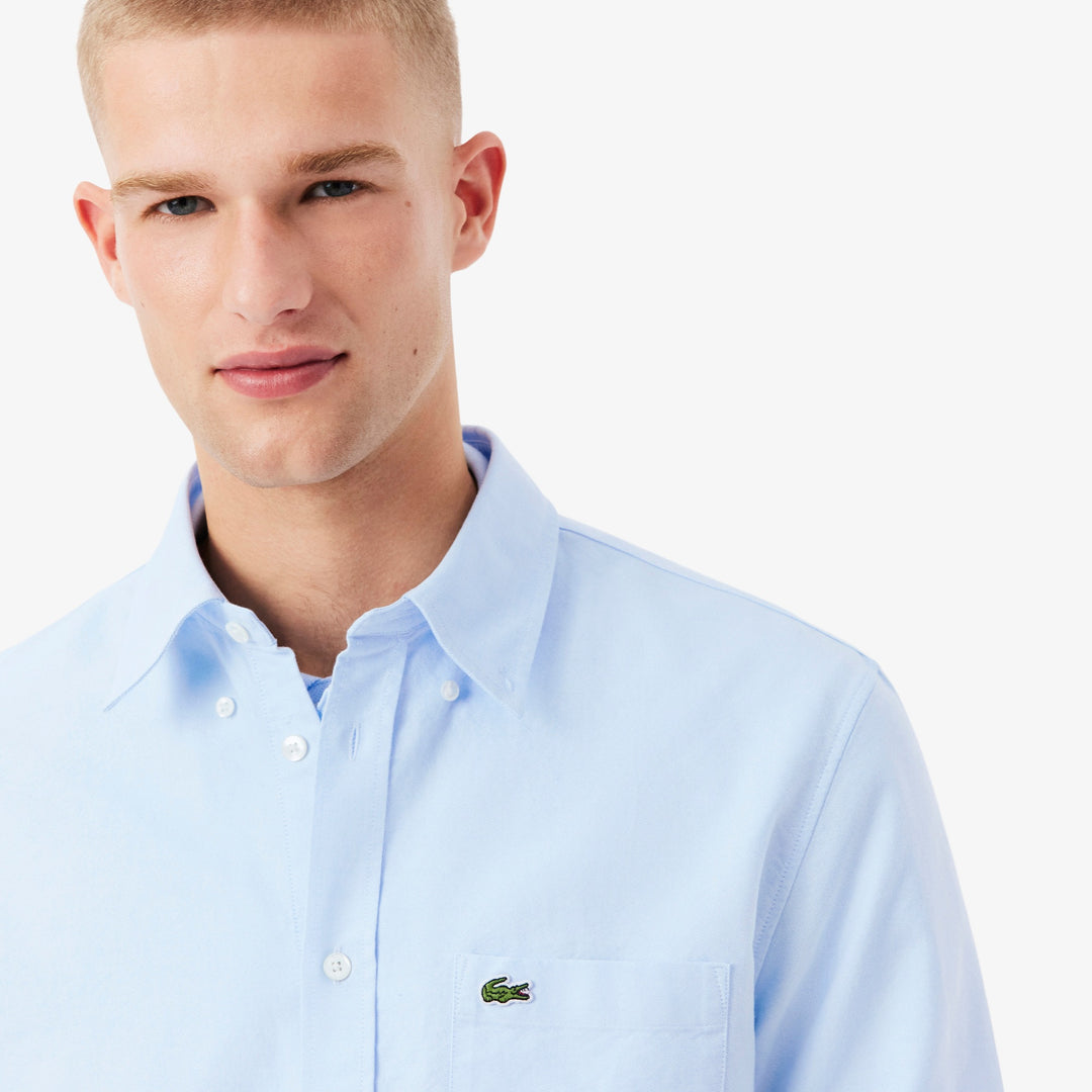 LACOSTE REG LS OXFORD - LIGHT BLUE