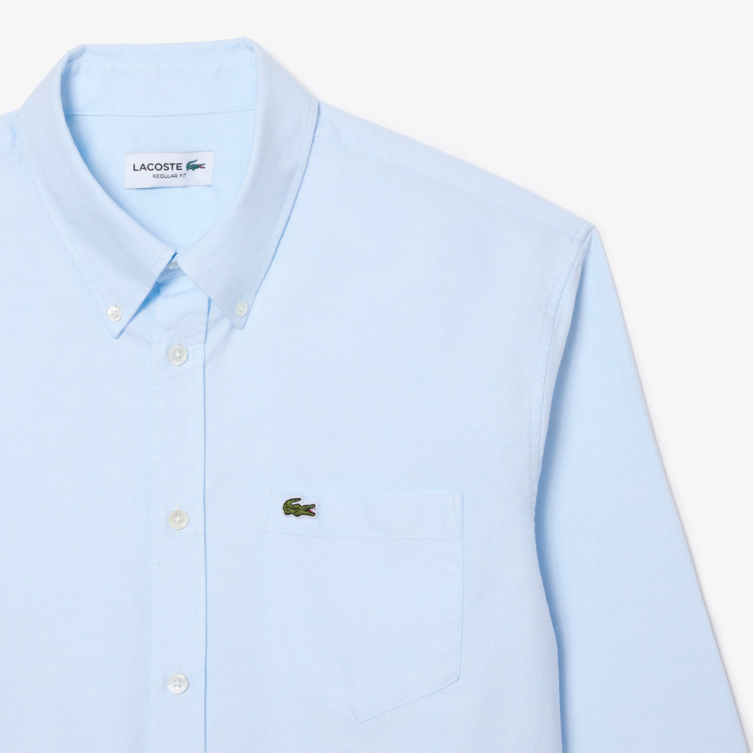LACOSTE REG LS OXFORD - LIGHT BLUE