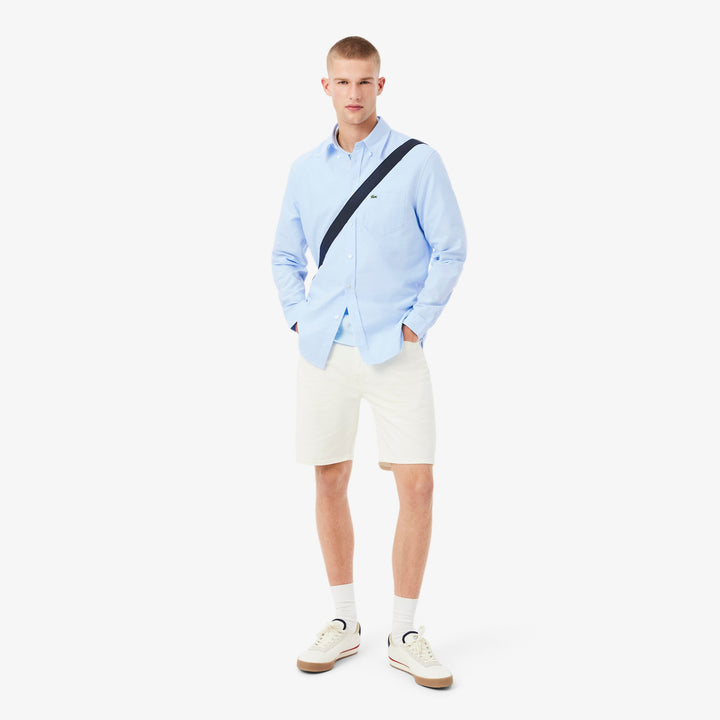 LACOSTE REG LS OXFORD - LIGHT BLUE