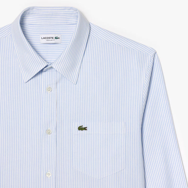 LACOSTE REGULAR FIT STRIPED OX - OVERVIEW/WHITE