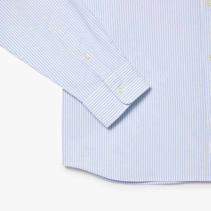 LACOSTE REGULAR FIT STRIPED OX - OVERVIEW/WHITE