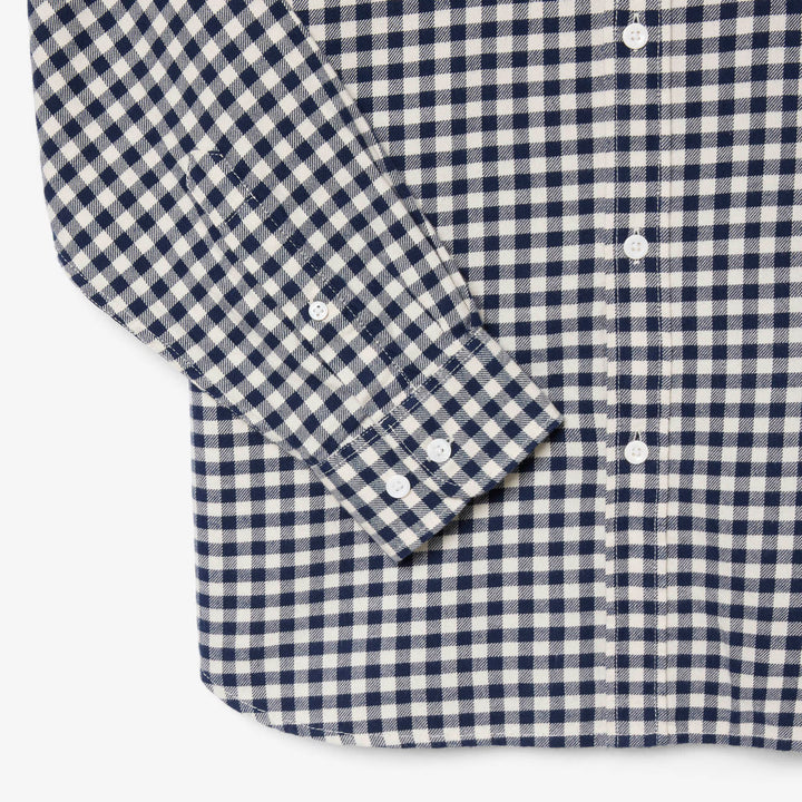 LACOSTE WINTER CHECK SHIRT - LAP/NAVY