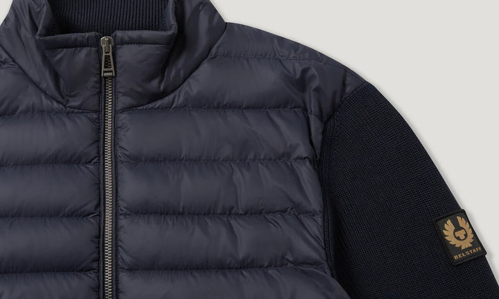BELSTAFF CONTROL CARDIGAN - DARK INK