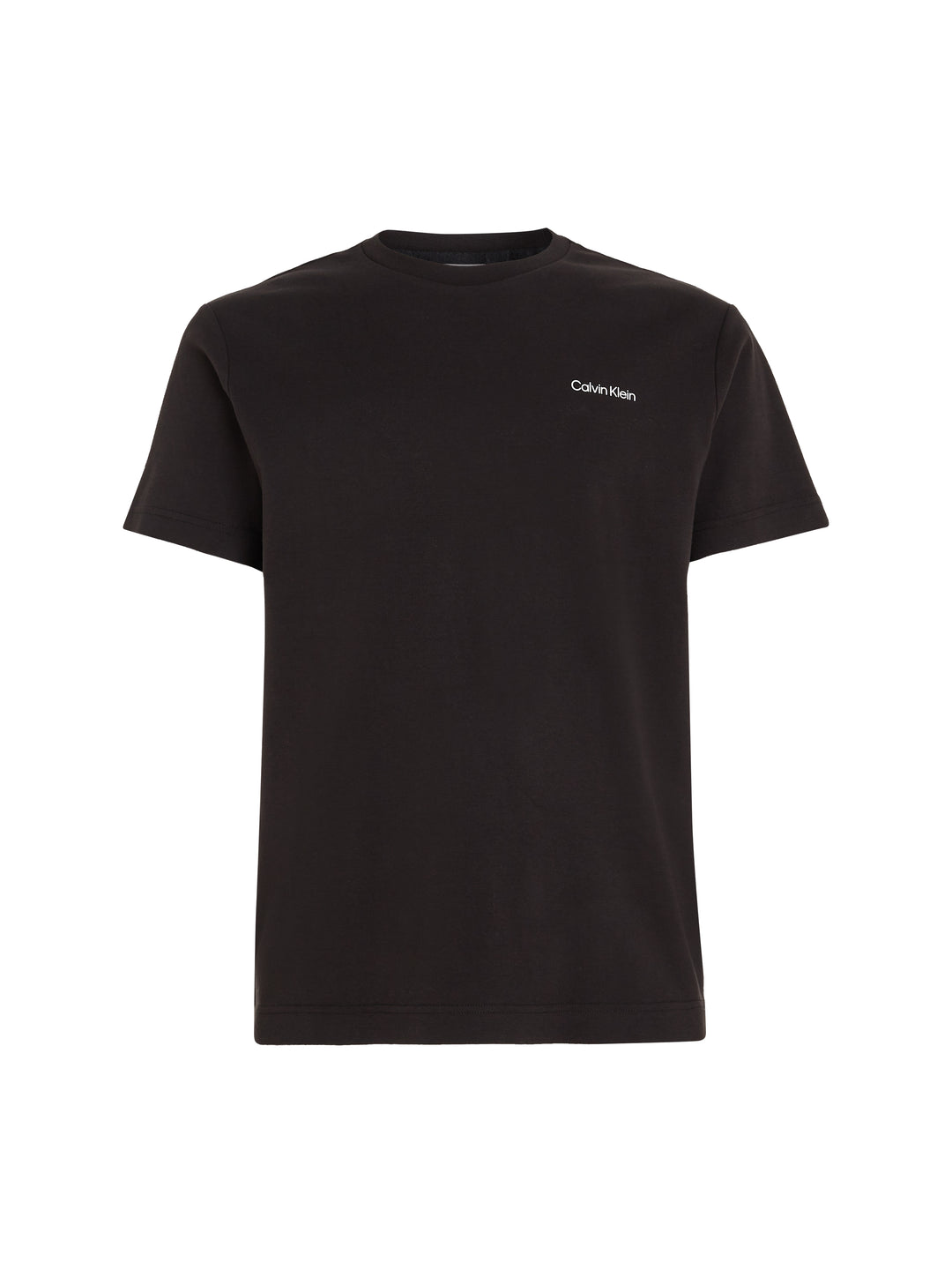 CK MICRO LOGO INTERLOCK TEE - BLACK